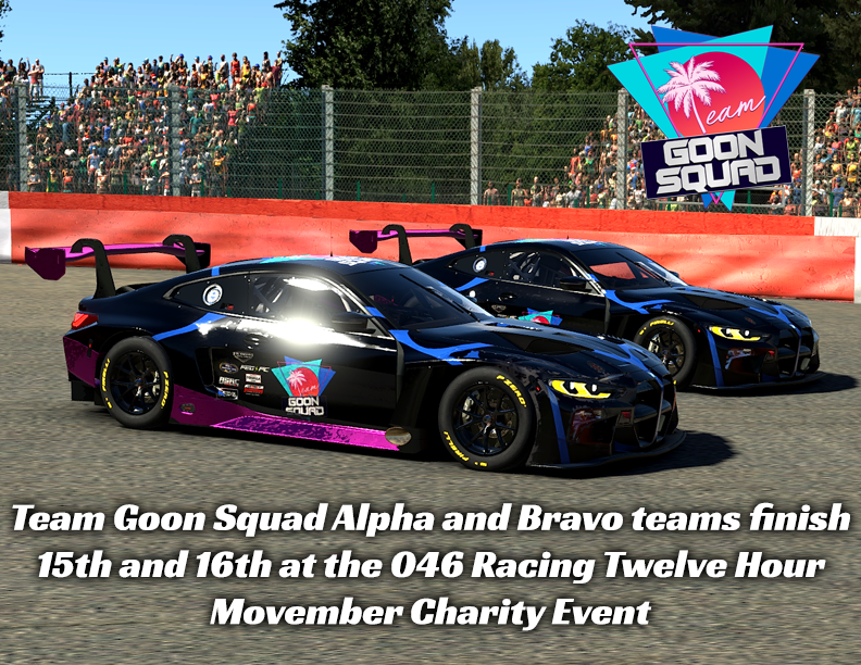 Team Goon Squad Alpha & Bravo finish 12 Hour Charity Event